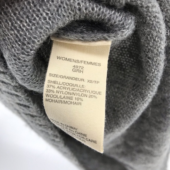 Woolrich Sweater Fox Knit Wool mohair Blend sz XS - Picture 6 of 6